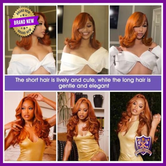 13x4 Full Lace Frontal Human Hair Wig Body Wave 210 Density 24 Inch main image 6
